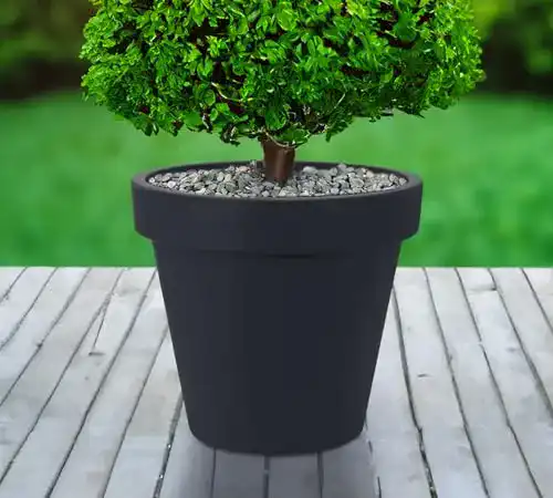 Pflanzkübel Spetebo XXL – Ø 58 cm – Kunststoff Blumenkübel