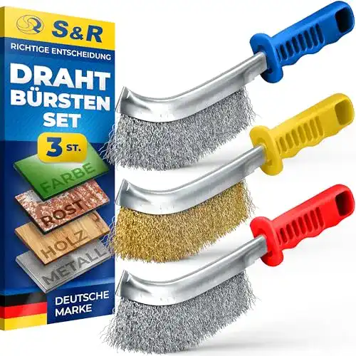 Drahtbürste S&R Hand Set 3-teilig