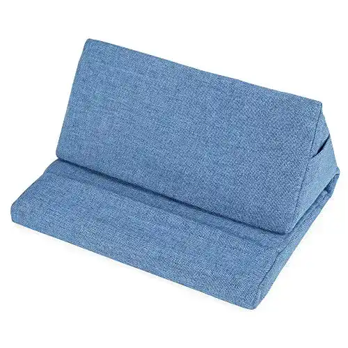 Tablet-Kissen Edaygo Tablet-Halter Kissen Kissen-Ständer, Blau