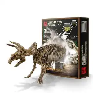 Dinosaurier-Skelett MUSCCCM Triceratops Ausgrabungsset für Kinder