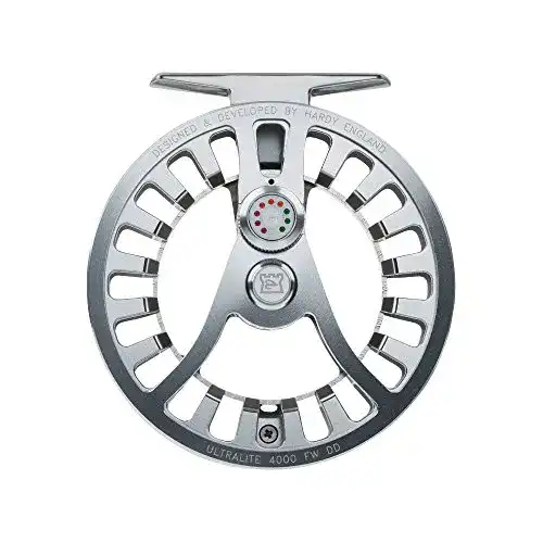 Fliegenrolle Hardy Ultralite Fwdd für Süßwasserfliegen, Titan/Grün, 4000