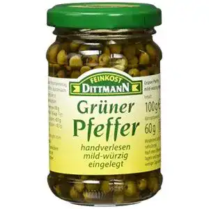 Grüner Pfeffer Feinkost Dittmann, 6er Pack (6 x 60 g)