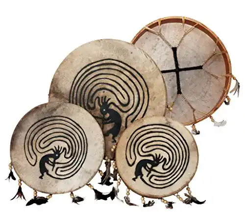 Schamanentrommel Terré 35 cm mit Aufdruck