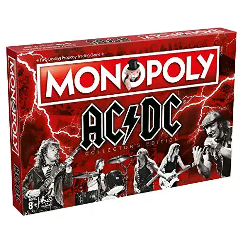 Monopoly Winning Moves 33152 Ac/Dc Board Game