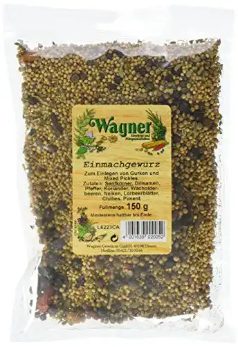 Gurkengewürz Wagner Gewürze Einmachgewürz grob, 5 x 150 g