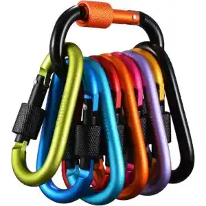 Schraubkarabiner Gimars 10 Stück Karabiner mit Schraubverschluss