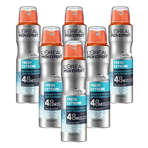 Deospray Herren L’Oréal Men Expert Deo für Männer, Effektiv