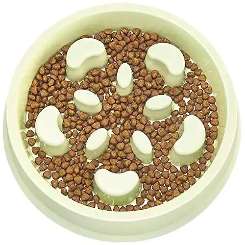 Anti-Schling-Napf Katze Upsky Slow Feeder, mit lustigem Muster
