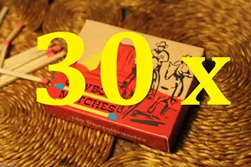 Streichhölzer Überallzünder 30er PACK Zündhölzer Outdoor