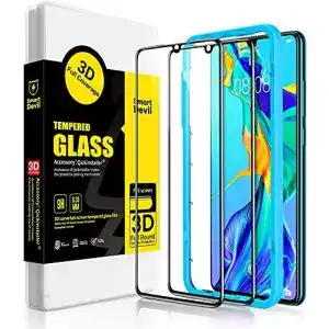 Huawei-P30-Panzerglas SMARTDEVIL, 2-Stück, mit Werkzeug