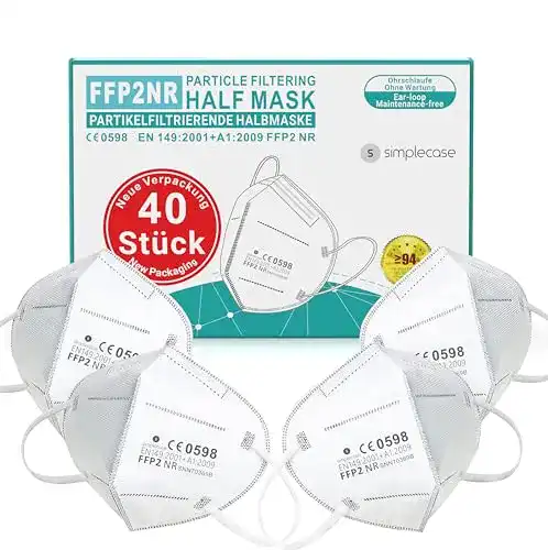 FFP2-Großpackung s simplecase Simplecase 40 Stück FFP2 Maske