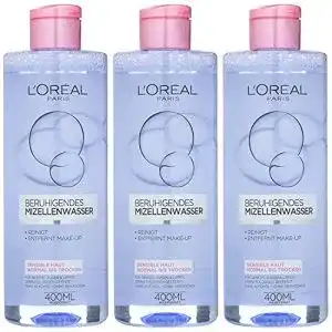 Mizellenwasser L’Oréal Paris Skin Expert Beruhigendes, 3er Pack