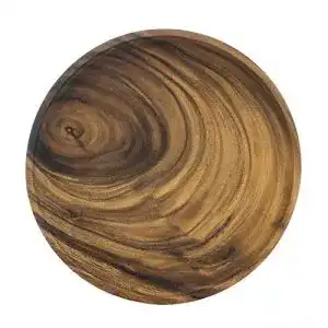 Holzteller Yandoc Teller Aus Holz Rustikal Landhausstil Fair Trade