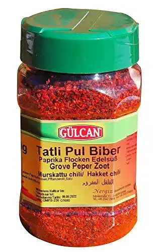Pul Biber Gülcan, Paprikaflocken EDELSÜSS Tatli, 180g