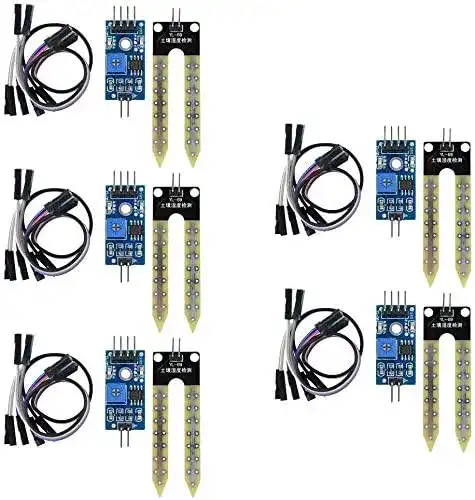 Bodenfeuchtesensor ARCELI 5 Stück Boden Hygrometer
