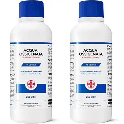 Wasserstoffperoxid 3 Prozent AIESI ® 250 ml (Packung mit 2 stück)