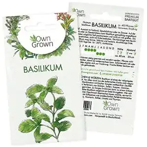 Basilikum-Samen OwnGrown Basilikum Samen: ca. 400 Pflanzen
