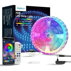 LED-Streifen 10m Gaoxun LED Strip 10M, RGB LED Streifen