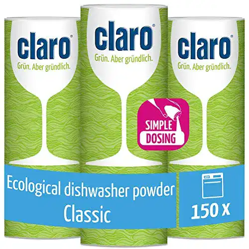 Spülmaschinenpulver CLARO Classic Geschirrspülpulver, 3x 900g
