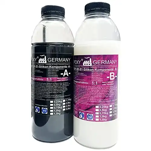 Abformsilikon Dipoxy 1000g 2 Komponenten Silikon Typ S1