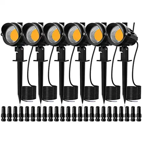 Gartenleuchte MEIKEE 800LM mit Erdspieß 7W LED, 2-er Pack