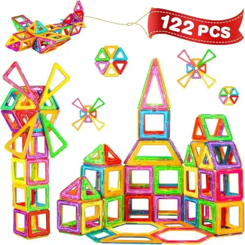 Magnetische Bausteine Crenova 122PCS Teiliger Bausatz