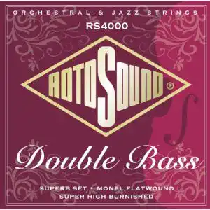 Kontrabass-Saiten Rotosound, Nylon/Monel-Flachdraht 1 Satz