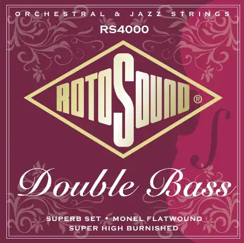 Kontrabass-Saiten Rotosound, Nylon/Monel-Flachdraht 1 Satz