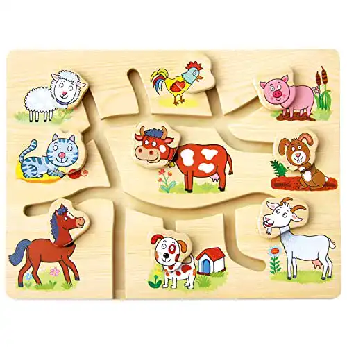 Motorikwand Bino world of toys Zuordnungsspiel “Findest du …”