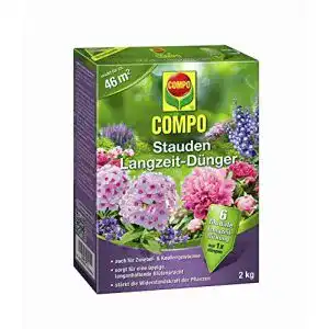 Langzeitdünger Compo Stauden, 6 Monate Langzeitwirkung, 2 kg