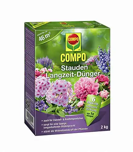 Langzeitdünger Compo Stauden, 6 Monate Langzeitwirkung, 2 kg