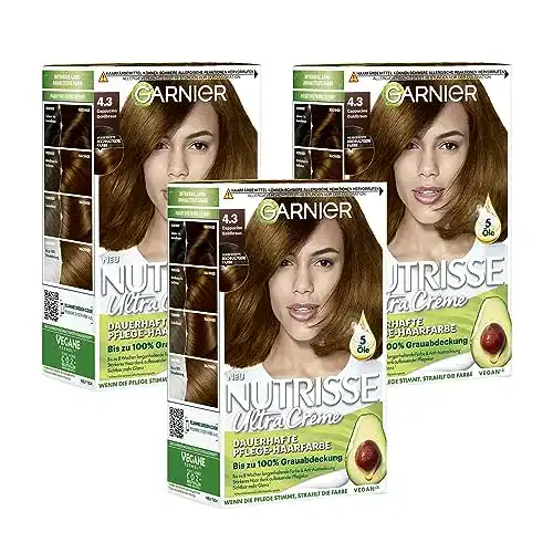 Garnier-Haarfarbe Garnier Nutrisse Creme Coloration Gold-Braun