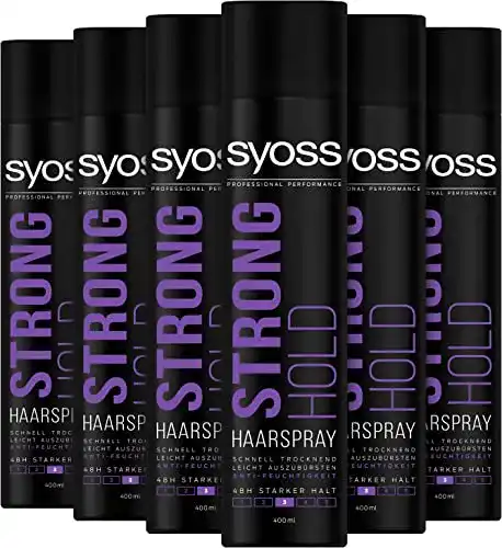 Syoss-Haarspray Syoss Haarspray Strong Hold, 6 x 400 ml