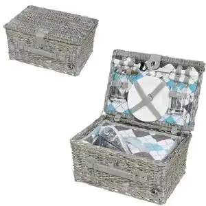 Picknickkorb Cilio 155716 Picknick-Korb Stresa Deluxe, Stoff