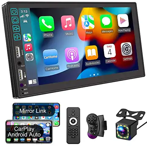 Autoradio mit Android-Auto ESLCLO Autoradio 2 Din mit Carplay