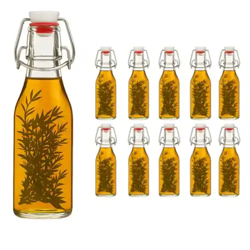 Bügelflaschen hocz 10er Set Bügelflasche Glasflaschen 200ml