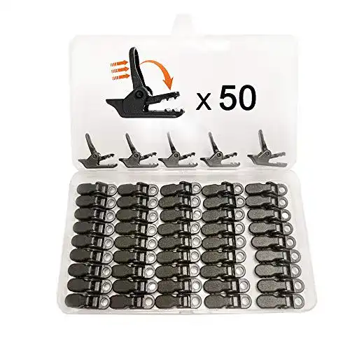 Planenclips YIXISI 50PCS Zelt Clips, Set Plane Clips