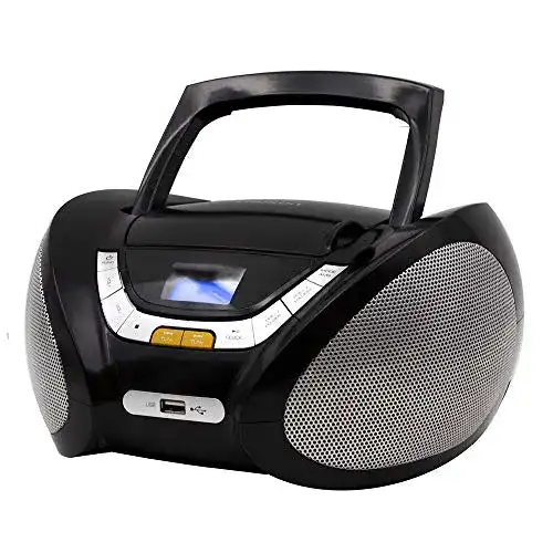 CD-Player mit Bluetooth LAUSON CP445 Tragbarer CD Player USB