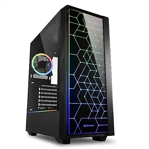 Die beste Sharkoon-Gehäuse Sharkoon RGB LIT 100, PC Gehäuse 2026 Test Bestseller Sharkoon-Gehäuse Sharkoon RGB LIT 100, PC Gehäuse