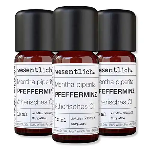 Die beste Pfefferminzöl wesentlich. - ätherisches Öl - 100% naturrein (3x10ml) 2026 Test Bestseller Pfefferminzöl wesentlich. – ätherisches Öl – 100% naturrein (3x10ml)
