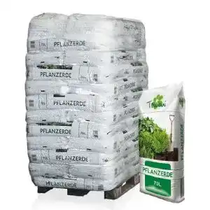 Pflanzerde PALIGO Blumenerde Gartenerde 70l x 36 Sack