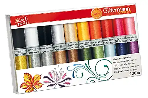 Maschinenstickgarn Gütermann creativ Maschinenstickfaden-Set