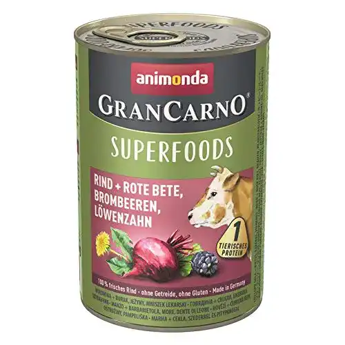 Die beste Animonda-Nassfutter Hund animonda GranCarno Adult Superfood 2026 Test Bestseller Animonda-Nassfutter Hund animonda GranCarno Adult Superfood