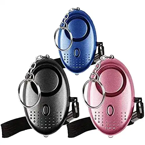 Taschenalarm Qoosea Notfall Persönlicher Alarm [3er Pack] Scream