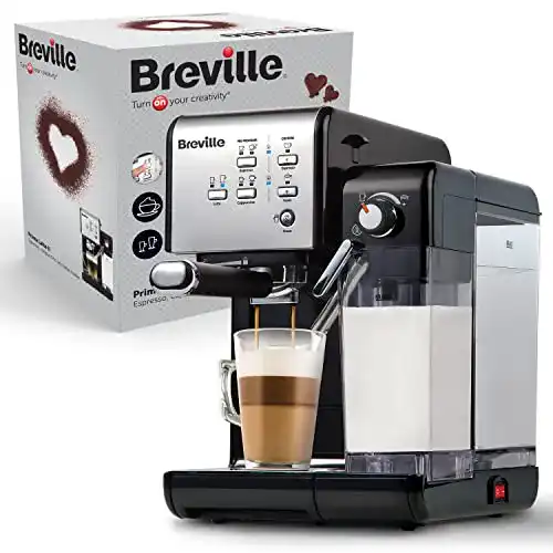 Kaffeepadmaschine Breville Prima Latte II Espresso, 19-Bar-Pumpe
