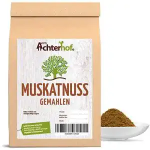 Muskatnuss gemahlen vom Achterhof 100 g Premium Qualität