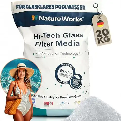 Filterglas poolomio.de Nature Works Hi-Tech (20 kg)