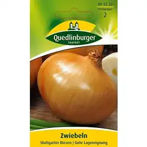 Zwiebelsamen Quedlinburger Zwiebel, Stuttgarter Riesen