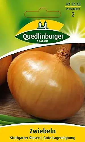 Zwiebelsamen Quedlinburger Zwiebel, Stuttgarter Riesen