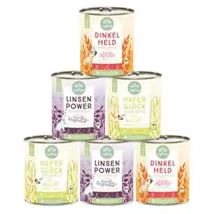 Veganes Hundefutter naftie Mixpaket, Menü Spar-Paket 3 Sorten